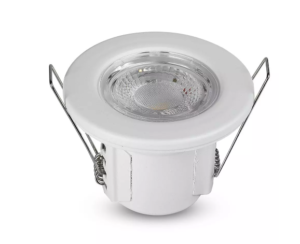 5W SPOTLIGHT FIRERATED FITTING SAMSUNG CHIP 6400K -WHITE DIMMABLE