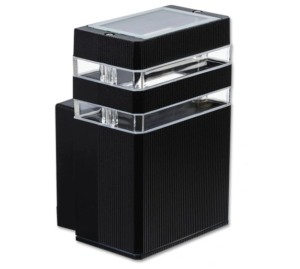 Outdoor Wall Sconce Light Gu10 Bulb-replaceable Lamp Fixture Patio Garden - Dark Gray