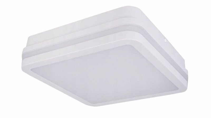 24W LED Ceiling Wall Mounted IP54 Outdoor Garden WHITE – SQUARE