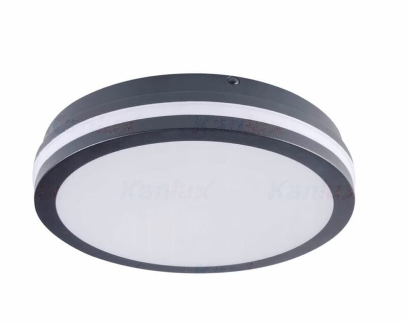 24W Ceiling-mounted LED light fitting Round - GREY