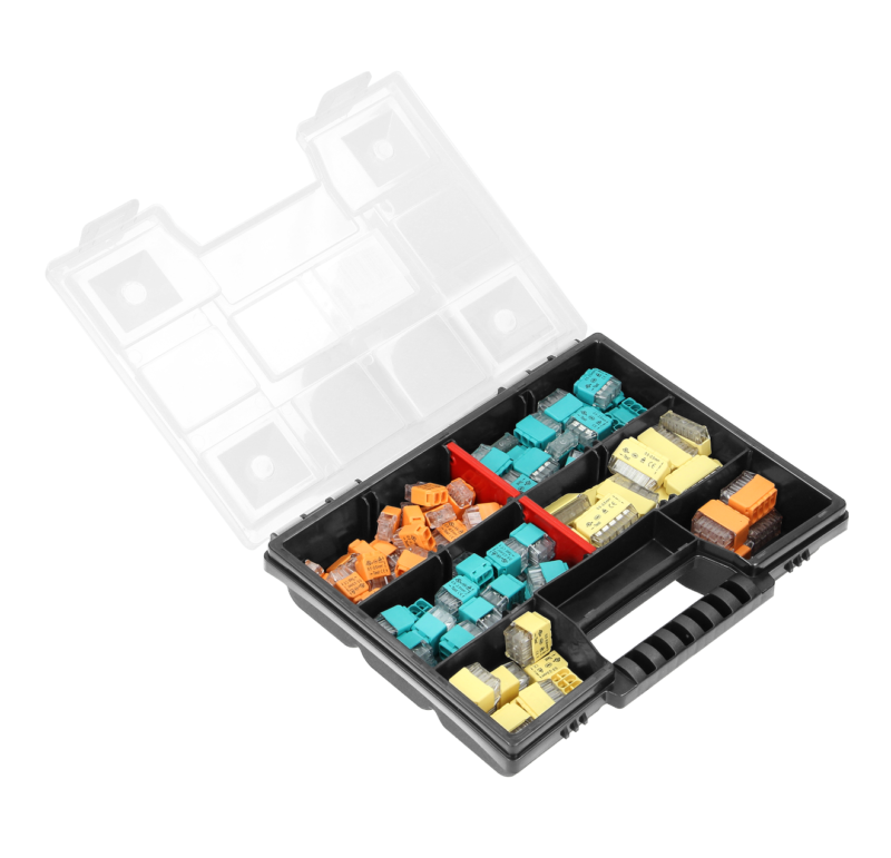 HOUSE - Set of installation push-in connectors in a box.