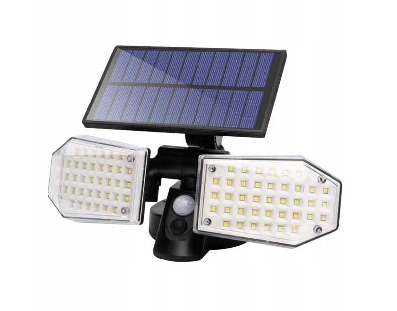 Solar Security Lights Outdoor Motion and Dusk Sensor 15W IP65 Waterproof