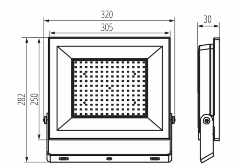 Kanlux GRUN NV LED-150-B – 150W LED Floodlight | IP65